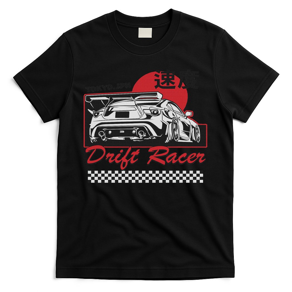 Jdm Tokyo Japan Drift Race Car Tuning Retro Vintage T-Shirt