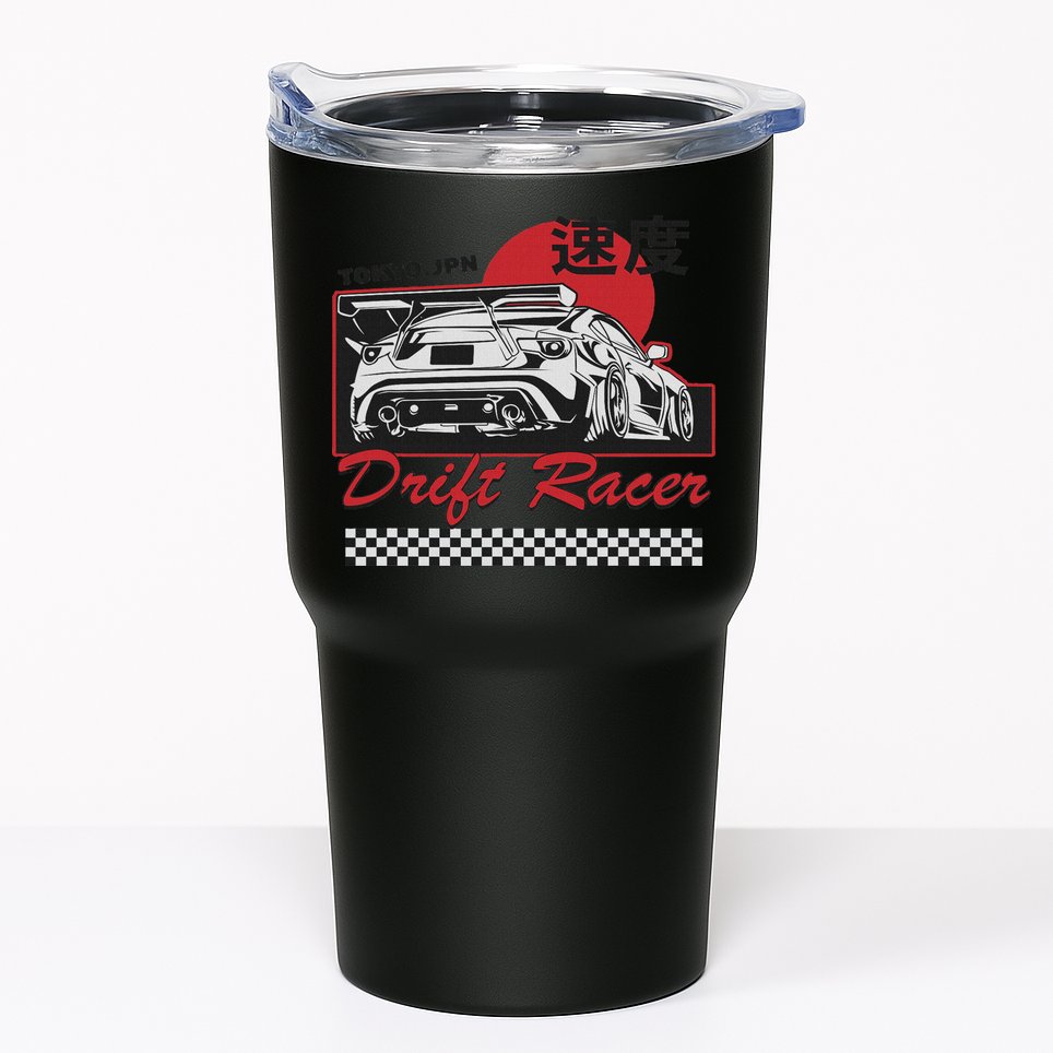 Jdm Tokyo Japan Drift Race Car Tuning Retro Vintage Tumbler