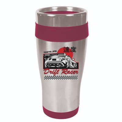 Jdm Tokyo Japan Drift Race Car Tuning Retro Vintage 16oz Travel Tumbler