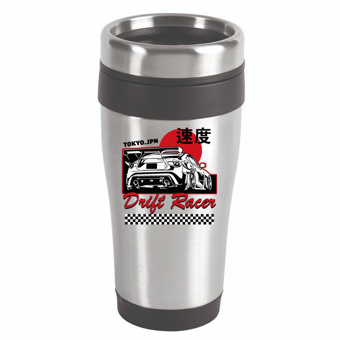 Jdm Tokyo Japan Drift Race Car Tuning Retro Vintage Graphic 16oz Travel Tumbler