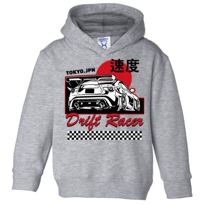 Jdm Tokyo Japan Drift Race Car Tuning Retro Vintage Graphic Toddler Hoodie