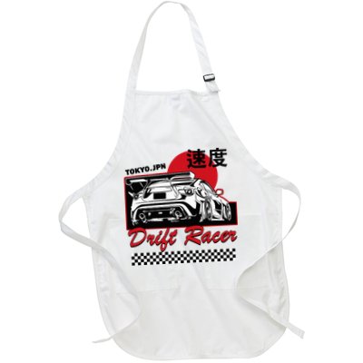 Jdm Tokyo Japan Drift Race Car Tuning Retro Vintage Graphic Apron