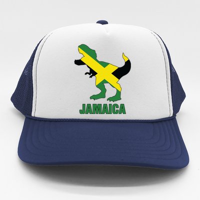 Jamaica Trex Jamaican Flag Trucker Hat