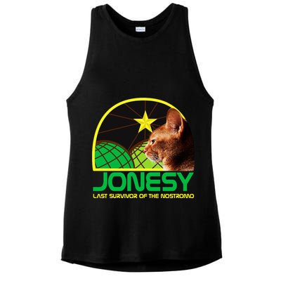 Jonesy The Last Surviving Member Funny Ladies PosiCharge Tri-Blend Wicking Tank