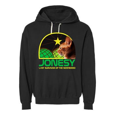 Jonesy The Last Surviving Member Funny Garment-Dyed Fleece Hoodie