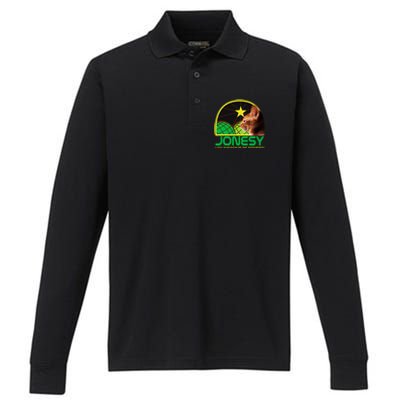 Jonesy The Last Surviving Member Funny Performance Long Sleeve Polo