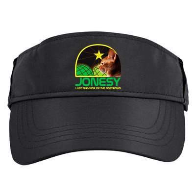 Jonesy The Last Surviving Member Funny Adult Drive Performance Visor