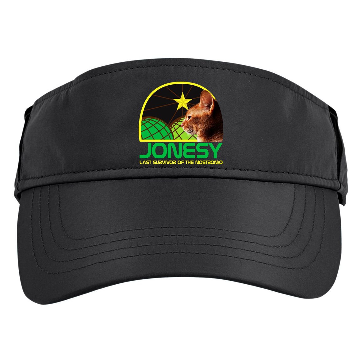 Jonesy The Last Surviving Member Funny Adult Drive Performance Visor