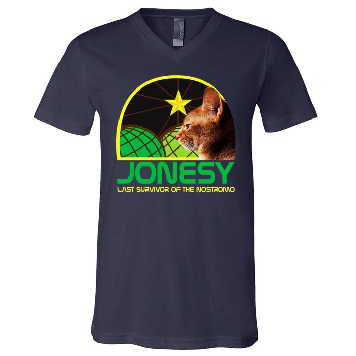 Jonesy The Last Surviving Member Funny V-Neck T-Shirt