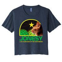 Jonesy The Last Surviving Member Funny Women's Crop Top Tee