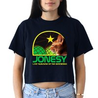 Jonesy The Last Surviving Member Funny Women's Crop Top Tee