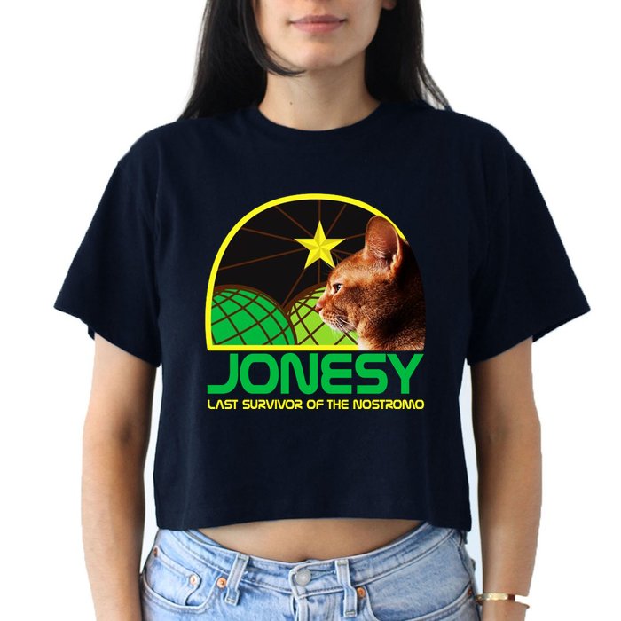 Jonesy The Last Surviving Member Funny Women's Crop Top Tee