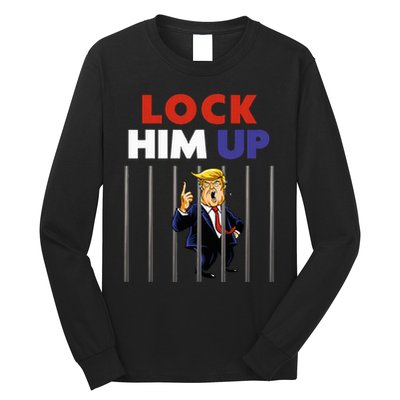 Jail Trump Lock Him Up Anti Trump Long Sleeve Shirt