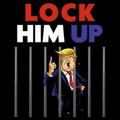 Jail Trump Lock Him Up Anti Trump T-Shirt