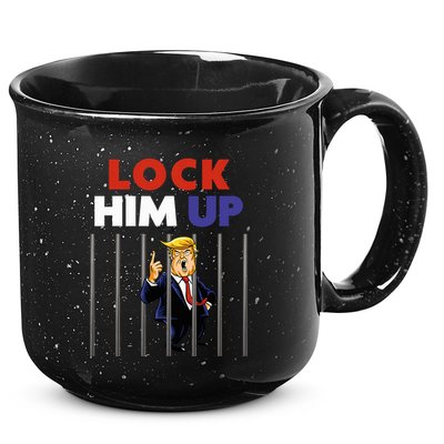 Jail Trump Lock Him Up Anti Trump 15oz Campfire Ceramic Mug