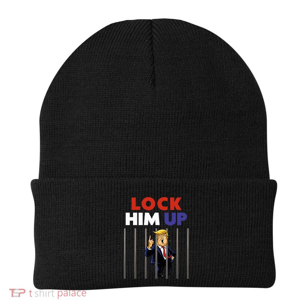 Jail Trump Lock Him Up Anti Trump Knit Cap Winter Beanie