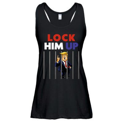 Jail Trump Lock Him Up Anti Trump Ladies Essential Flowy Tank