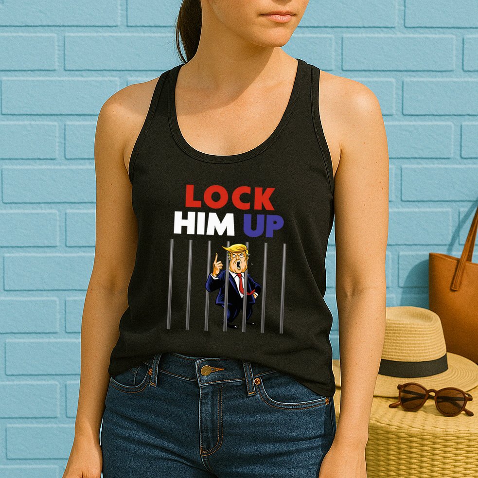 Jail Trump Lock Him Up Anti Trump Womens Tank Top