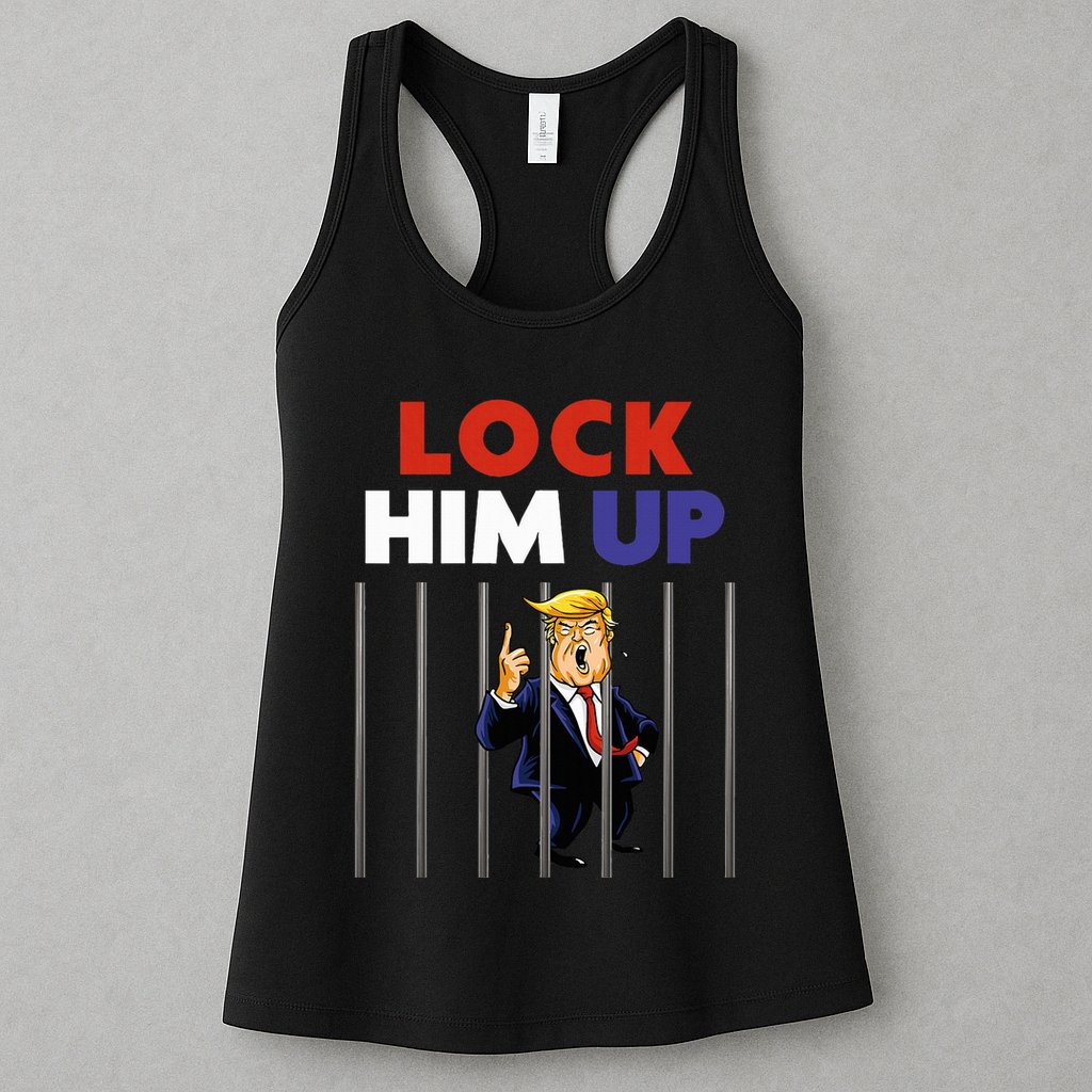 Jail Trump Lock Him Up Anti Trump Womens Tank Top