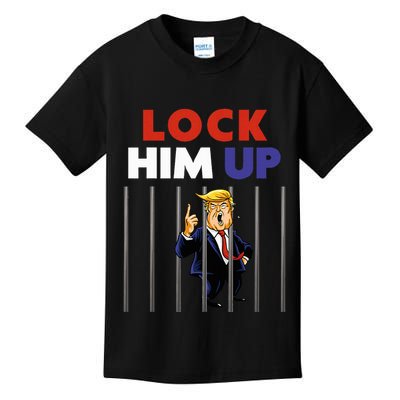 Jail Trump Lock Him Up Anti Trump Kids T-Shirt