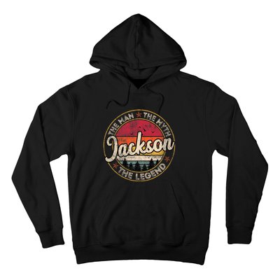 Jackson The Man The Myth The Legend Personalized Name Hoodie