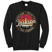 Jackson The Man The Myth The Legend Personalized Name Sweatshirt