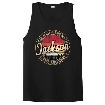 Jackson The Man The Myth The Legend Personalized Name PosiCharge Competitor Tank