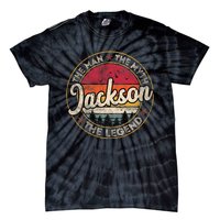 Jackson The Man The Myth The Legend Personalized Name Tie-Dye T-Shirt