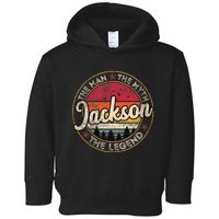 Jackson The Man The Myth The Legend Personalized Name Toddler Hoodie