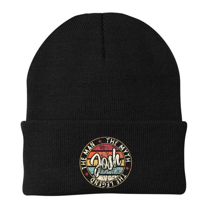 Josh The Man The Myth The Legend First Name Josh Knit Cap Winter Beanie
