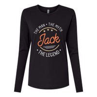 Jack The Man The Myth The Legend Womens Cotton Relaxed Long Sleeve T-Shirt