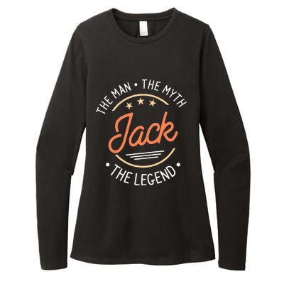 Jack The Man The Myth The Legend Womens CVC Long Sleeve Shirt