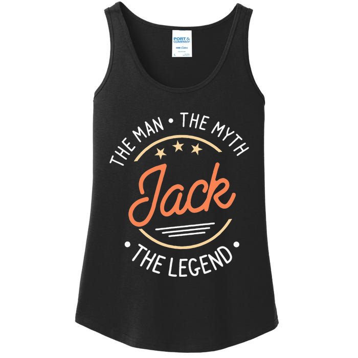 Jack The Man The Myth The Legend Ladies Essential Tank