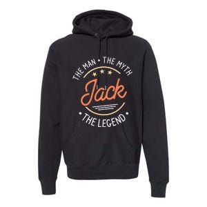 Jack The Man The Myth The Legend Premium Hoodie