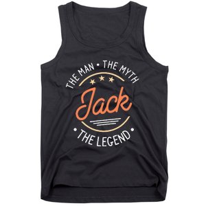 Jack The Man The Myth The Legend Tank Top