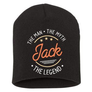 Jack The Man The Myth The Legend Short Acrylic Beanie