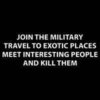 Join To Military Travel To Exotic Places Meet Interesting People And Kill Bucket Hat