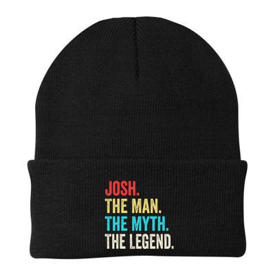 Josh The Man The Myth The Legend Gift For Josh Knit Cap Winter Beanie