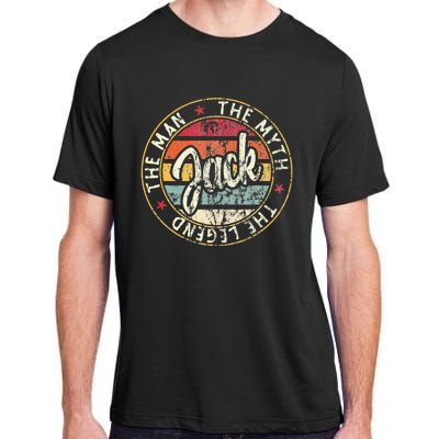 Jack The Man The Myth The Legend First Name Jack Adult ChromaSoft Performance T-Shirt