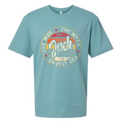 Jack The Man The Myth The Legend First Name Jack Sueded Cloud Jersey T-Shirt