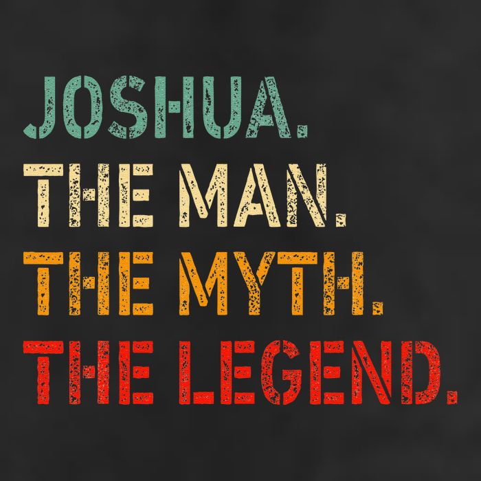 Joshua The Man The Myth The Legend Funny Idea Joshua Trucker Hat