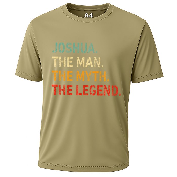 Joshua The Man The Myth The Legend Funny Idea Joshua Cooling Performance Crew T-Shirt
