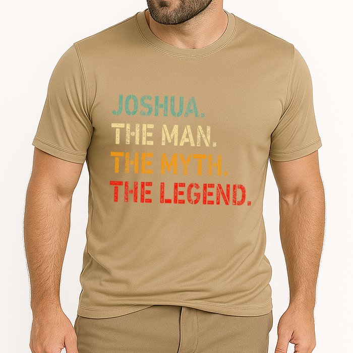 Joshua The Man The Myth The Legend Funny Idea Joshua Cooling Performance Crew T-Shirt