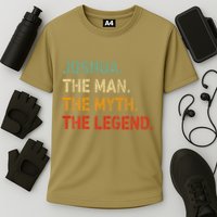 Joshua The Man The Myth The Legend Funny Idea Joshua Cooling Performance Crew T-Shirt