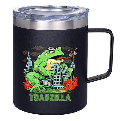 Japanese Toadzilla Monster Frog Attack 12oz Stainless Steel Coffee Mug