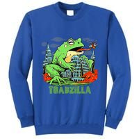 Japanese Toadzilla Monster Frog Attack Tall Sweatshirt