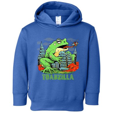 Japanese Toadzilla Monster Frog Attack Toddler Hoodie