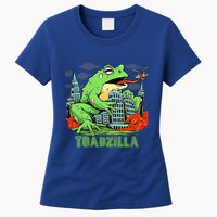 Japanese Toadzilla Monster Frog Attack Womens T-Shirt
