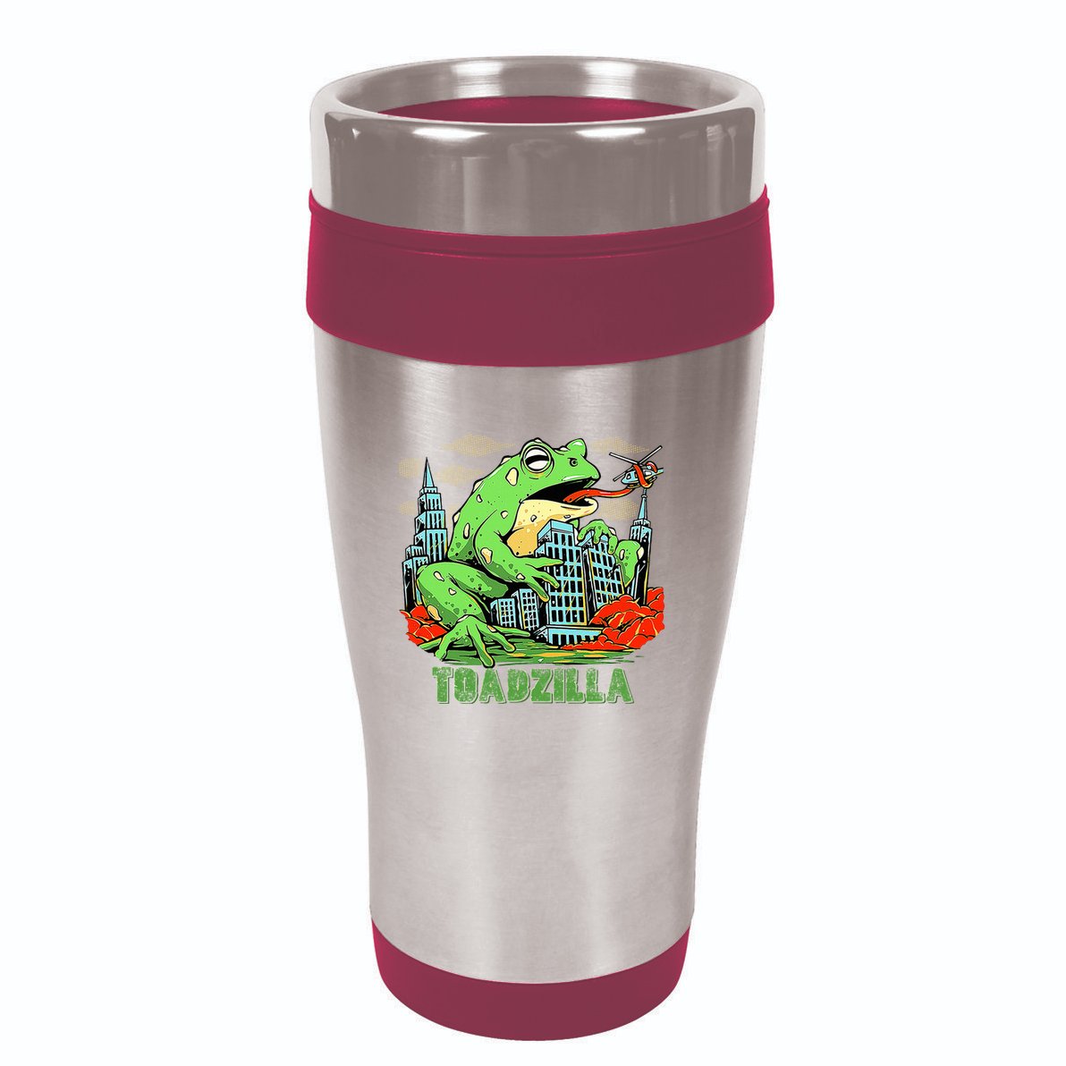 Japanese Toadzilla Monster Frog Attack 16oz Travel Tumbler