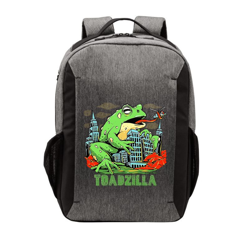 Japanese Toadzilla Monster Frog Attack Vector Backpack